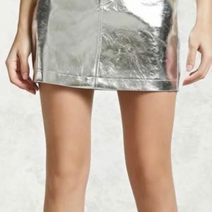 Metallic Mini Skirt [S]